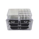 Cosmetica-organizer met laden, badkameraccessoires, transparant