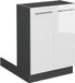Vicco Fame-Line Keukeneiland – 60 cm zonder werkblad Wit Hoogglans