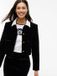 Tommy Hilfiger Dames Blazers Zwart Katoen Maat 42