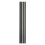 250 Zwart Papieren Rietjes 250 stuks, Ø 0,60 x 25 cm