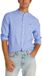 Tommy Hilfiger Hemd mit Nadelstreifen und Mandarin-Kragen, Langarm - Hellblau