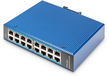 Digitus DN-651129 - Switch - 16-poorts Gigabit Ethernet - Unmanaged - Blauw