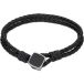 Philipp Blanc Martin Bracelet en cuir véritable et acier inoxydable