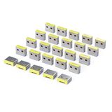StarTech Lot de 25 connecteurs de rechange pour bloqueur de port USB-A, couvercles anti-poussière réutilisables