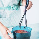 Tupperware Microcook Maatkan 1L Blauw Kunststof