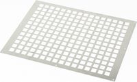 Gavo Ventilatieplaat enkel rij aluminium 50 x 40cm