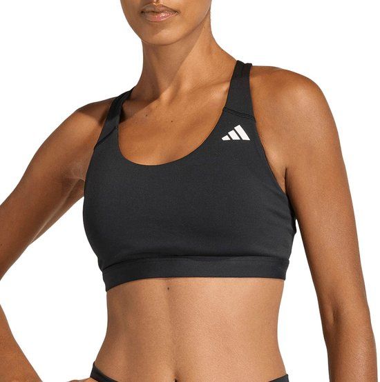 Adidas Optime Essentials Workout Medium Support Sportbeha Dames Zwart M