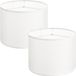 Trommellampen abat-jour set van 2, geschikt voor trommellampen, afmetingen 13 x 13 x 10 pouces, abat-jour rond (beige clair)