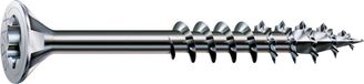 Spax Universele schroef, 6 x 60 mm, 180 st, deeldraad, verzonken kop, t-star plus t30, 4cut, wirox