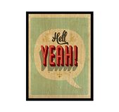 Homemania Ingelijste afbeelding voor woonkamer, slaapkamer, meerkleurig, 60 x 2,5 x 90 cm HMDF 45-60 x 90 cm, MDF, polyester