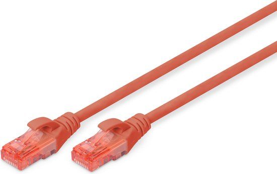 Digitus CAT6 U-UTP Netwerkkabel - 1m - Rood