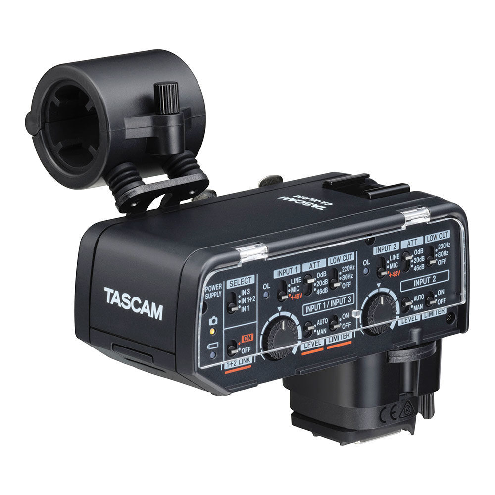 Tascam Tascam CA-XLR2d-C XLR Microfoon Adapter Kit (voor Canon Multi-Function Shoe)