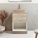 Hudson Reed Hoxton meuble vasque 60cm chêne clair avec vasque à poser beige