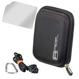 PEDEA Hardcase cameratas voor Fujifilm FinePix XP140 / Sony DSC-WX350 / Nikon Coolpix AW130, S7000 / Panasonic Lumix DMC FT5, DMC TZ7, zwart