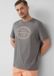 s.Oliver T-shirt met ronde hals en print op de voorkant - Grijs gemêleerd - Maat S