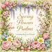Spring Flowers Psalms Coloring Book for Women