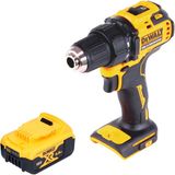 DeWalt Perceuse sans fil 18 V 65 Nm Borstelloos + 1x Batterie 5,0 Ah