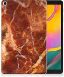 B2Ctelecom Samsung Galaxy Tab A 10.1 (2019) Tablethoesje Design Marmer Bruin