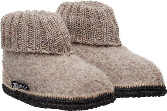 Bergstein Cozy Sloffen Unisex Junior - Beige - Maat 31
