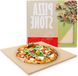 Pizzasteen 425x425x1 cm Beige Vierkant Steen