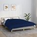 vidaXL Verzwaringsdeken 220x230 cm 15 kg Badstof Blauw