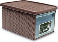 Stefanplast Opbergmand - Elegance - Taupe - Maat M