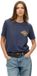 Superdry Athletic metallic T-shirt Dames Lauren Navy