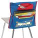 Really Good Stuff Stoelzakken in de klas met etui (blauw, 6 zakken)