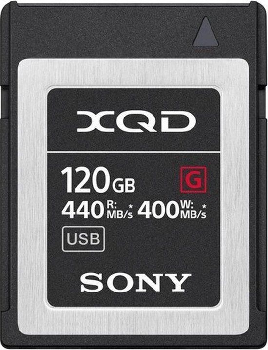 Sony 120GB XQD G-Series Memory Card - 440MB/s