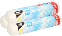 Papstar Afvalzakken/Vuilniszakken - 45 stuks - 35 liter - Transparant