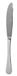 Excelsa Milano gesmeed mes, roestvrij staal, zilver, 22 x 1,5 x 1,5 cm, 6 stuks