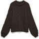 VERO MODA VMMAYJLS HIGH NECK CABLE PULLOVER NOOS Pull en maille Femme M Chocolate Torte