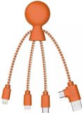 Xoopar Mr Bio 3-in-1 Laadkabel Oranje