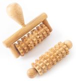 Merkloos Solidchoice - Houten Gezichtsmassage Apparaat met Handvat