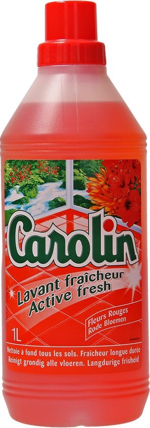 CAROLIN Vloerreiniger - Rode Bloemen - 1L