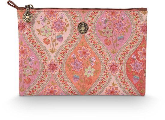 Pip Studio Charly Make-up Tasje Ornamento Oranje