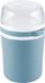 ZWILLING Lunchtime Mueslibeker to go, pot à yaourt/pot de voyage hermétique avec compartiment pratique et porte-cuillère, 500 + 200 ml, bleu