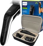 Philips QC5115/15 baardtrimmer + Opbergdoos voor trimmers en scheerapparaten, zwart