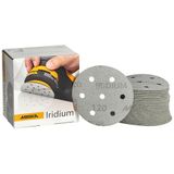 Mirka schuurpapier Iridium Ø 90mm Klittenband 7 gaten korrel 120
