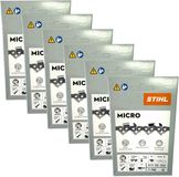Stihl 6x 1/4" Picco Micro 3 (PM3) zaagketting 30 cm 1/4" P 1,1 mm 65 TG 6 stuks