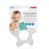 reer Massage bijtring in stervorm, bijtring voor bijtringen, bijtring voor baby's, teether, grijpring, PVC- en BPA-vrij