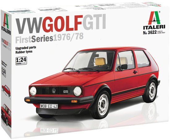 Italeri 1:24 Volkswagen Golf GTI First Series 1976/78 Plastic Model Kit