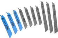 Merkloos / Sans marque HBM Machines 10 Delige Reciprozaagbladen set Voor Hout en Metaal