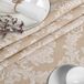 ANRO Tafelkleed Barok ornament Beige Rond Ø140cm