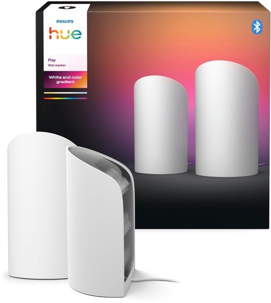 Philips Hue Play Wall Washer Tafellamp 2-pack - Wit