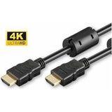 MicroConnect High Speed HDMI with Ethernet - HDMI-kabel met ethernet - HDMI male naar HDMI male - 15 m
