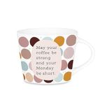 Grafik Workshop Espresso-kopje met 100% echt goud | porseleinen mok | 50 ml | koffie strong, maandag short