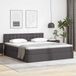 Prolenta Maison Exclusive - Opbergbed met matras, grijs, 180 x 200 cm, kunstleer