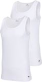 adidas Originals 2PK Tank Top - Comfort Rib Cotton - Heren - Wit - Maat S