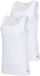 adidas Originals 2PK Tank Top - Comfort Rib Cotton - Heren - Wit - Maat S
